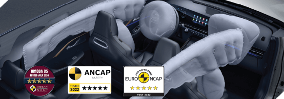 Xếp hạng an toàn 5 sao cao nhất được chứng nhận bởi EURO, NCAP, ANCAP, ASEAN CAP